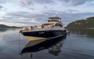 my gypsy yacht front view for liveaboard